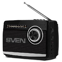 ����� Sven SRP-535, ������, �������� 3 �� (RMS), FM/AM/SW, USB, microSD, ������, ���������� �����������
