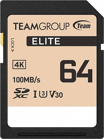 ����� ������ Team Group 64 Gb Elite SDXC UHS-I U3 V30
