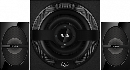 Колонки АС MS-2085, черный (60 Вт, Bluetooth, подсветка, пульт, дисплей, FM, USB, SD) Колонки АС MS-2085, черный (60 Вт, Bluetooth, подсветка, пульт, дисплей, FM, USB, SD)