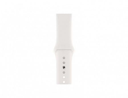 Часы Apple Watch Series 4 GPS, 40mm Silver Aluminium Case with White Sport Band Часы Apple Watch Series 4 GPS, 40mm Silver Aluminium Case with White Sport Band