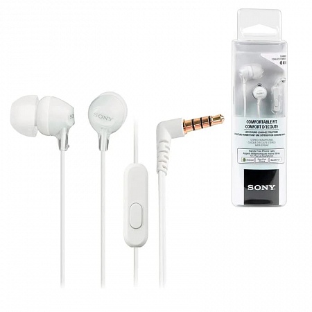 Наушники Sony MDR-EX15AP белые Наушники Sony MDR-EX15AP белые