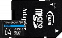   Team Group 64 Gb Micro SDXC + adapter Elite U3 V30 A1