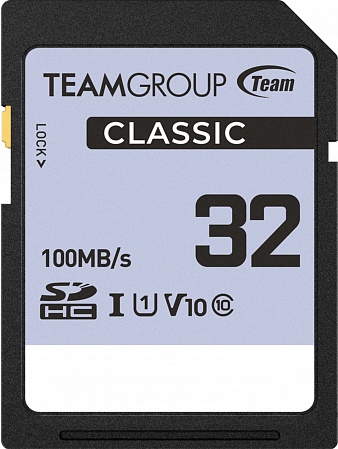   Team Group 32 Gb Classic SDHC UHS-I U1 V10