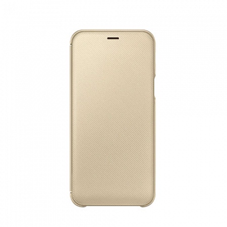 Чехол Samsung Flip (A6) Wallet Cover gold Чехол Samsung Flip (A6) Wallet Cover gold