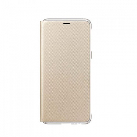  Samsung (A8+) Neon Flip Cover	gold