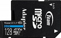   Team Group 128 Gb Micro SDXC + adapter Elite U3 V30 A1